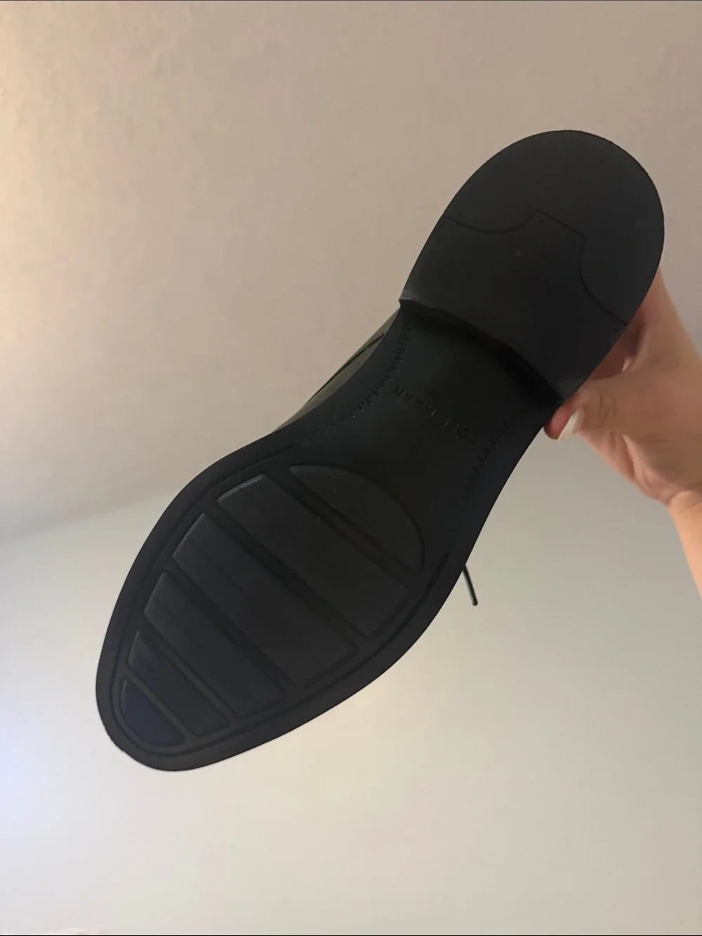 Cole Haan polished black